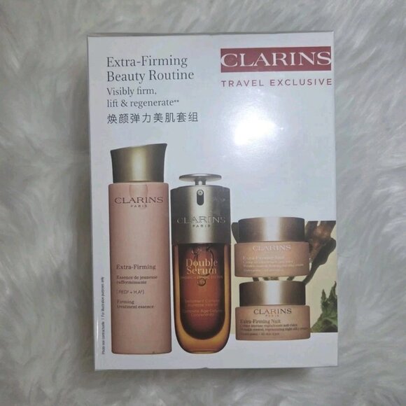 Clarins Other - Clarins Travel Exclusive Extra Firming Beauty Routine Lifting 4 Pcs Gift Set